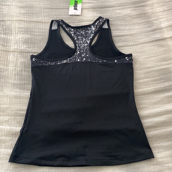 🔥NWT🔥 Prince Black Lunar Splatter Tennis Racer Tank - Picture 4 of 6